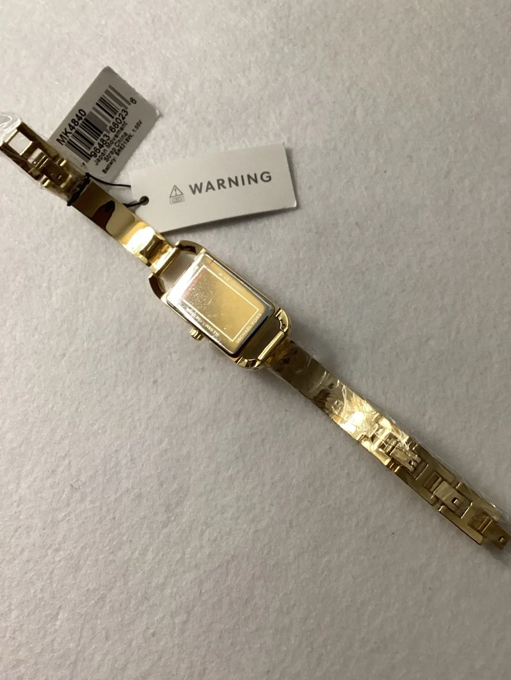 Michael Kors MK Empire Three-Hand Gold-Tone Stainless Steel Watch 22mm